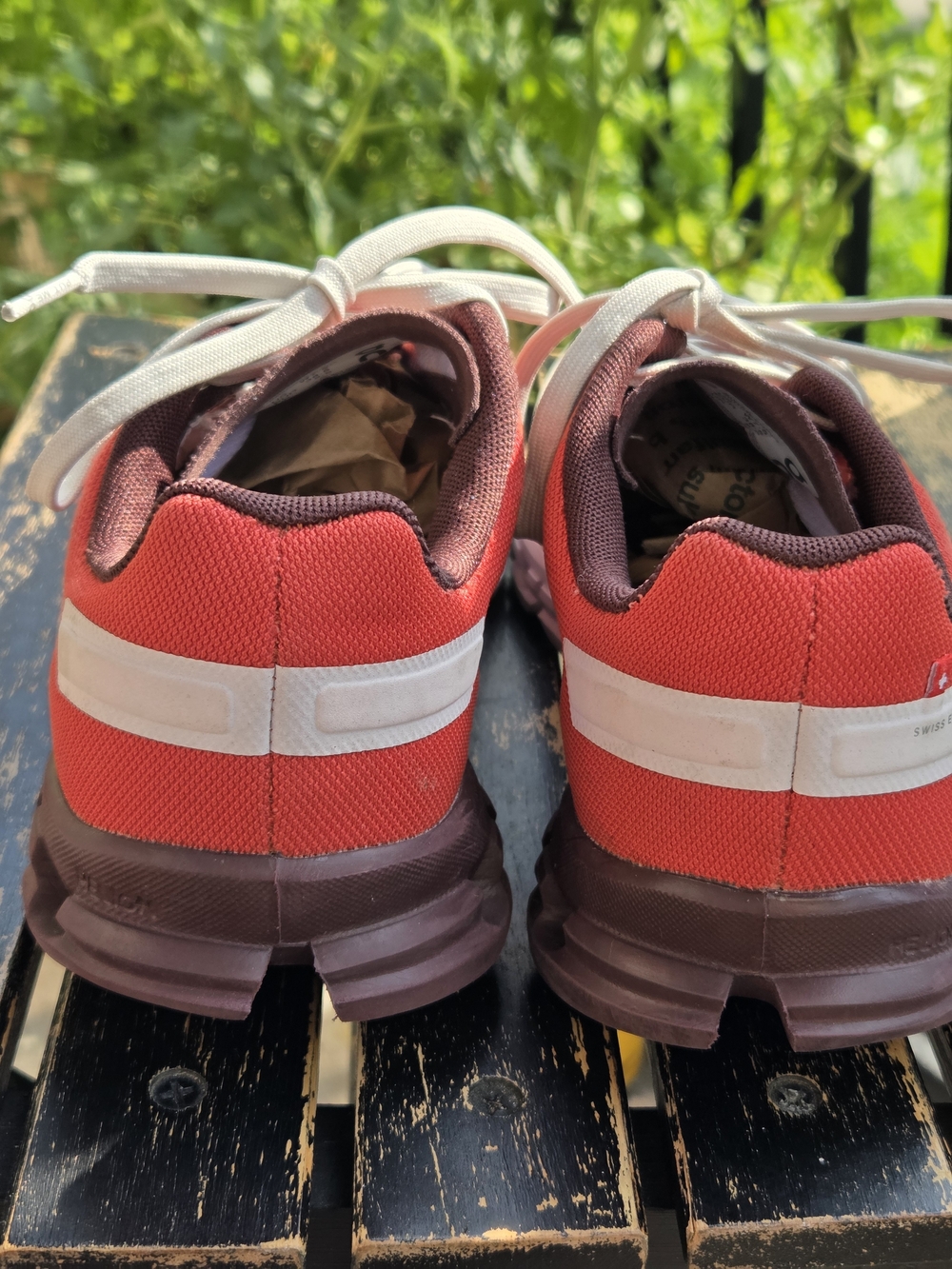 On Running Women's Maroon & Coral Running Shoe - Picture 5 of 7